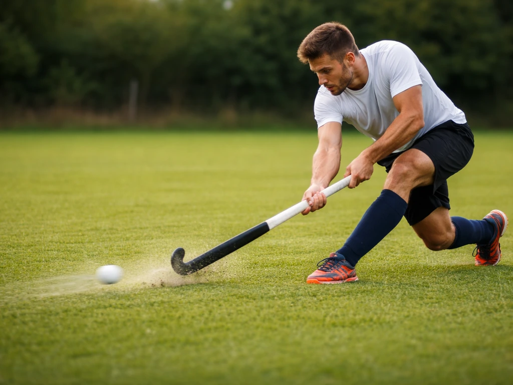 vitesse balle de hockey sur gazon