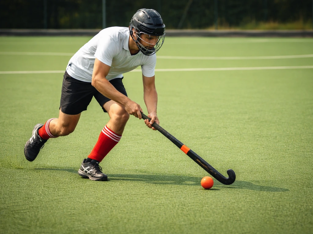 carton vert hockey sur gazon