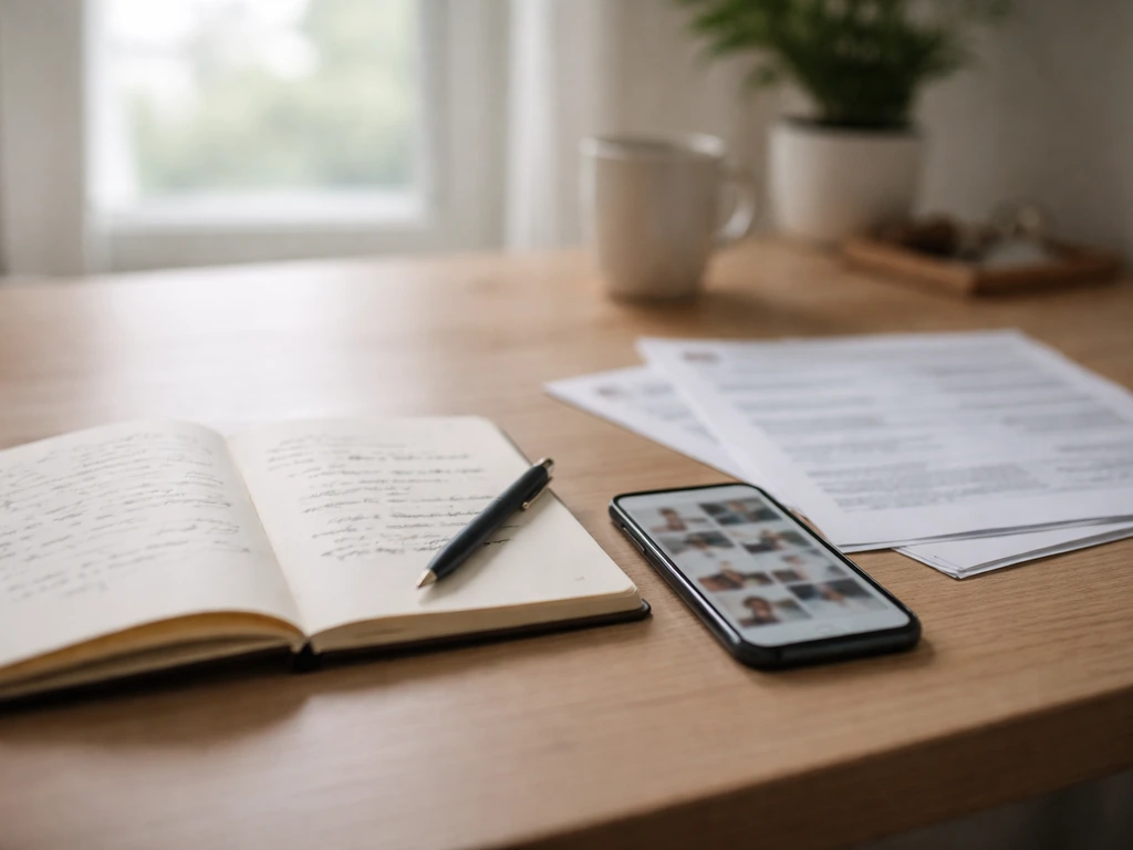 Carnet et smartphone posés sur un bureau avec plusieurs onglets de sites officiels, pour repérer fédérations et calendri